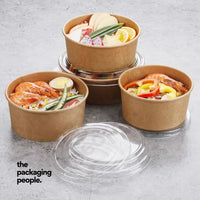 1300ML KRAFT ECOBOWL | KRAFT PAPER BOWL | EBB-1300 | 300 PCS/CTN