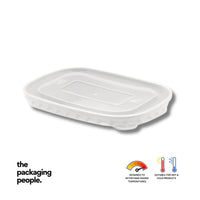 500ML / 750ML / 1000ML PP LID FOR RECTANGLE ECOBOWL | EBRL-PP | 300 PCS/CTN
