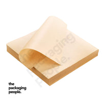 18CM X 18CM KRAFT GREASEPROOF BURGER PAPER | GP-1818-K | 500 PCS/CTN