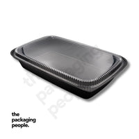 ROUNDED RECTANGLE CATERING PLATTER TRAY | BX-389 | CATERING TRAY | 50 PCS