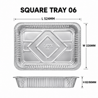 LACY'S PREMIUM QUALITY - ALUMINUM TRAY AND LID| ALUMINUM FOOD TRAY FOR BAKING | HEAT-RESISTANT & DURABLE