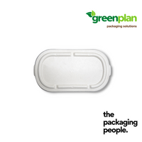 850/1000ML BAGASSE COMPOSTTRAY LID | 850/1000ML BAGASSE BENTO LID (500PCS/CTN) | BNL-850/1000-B