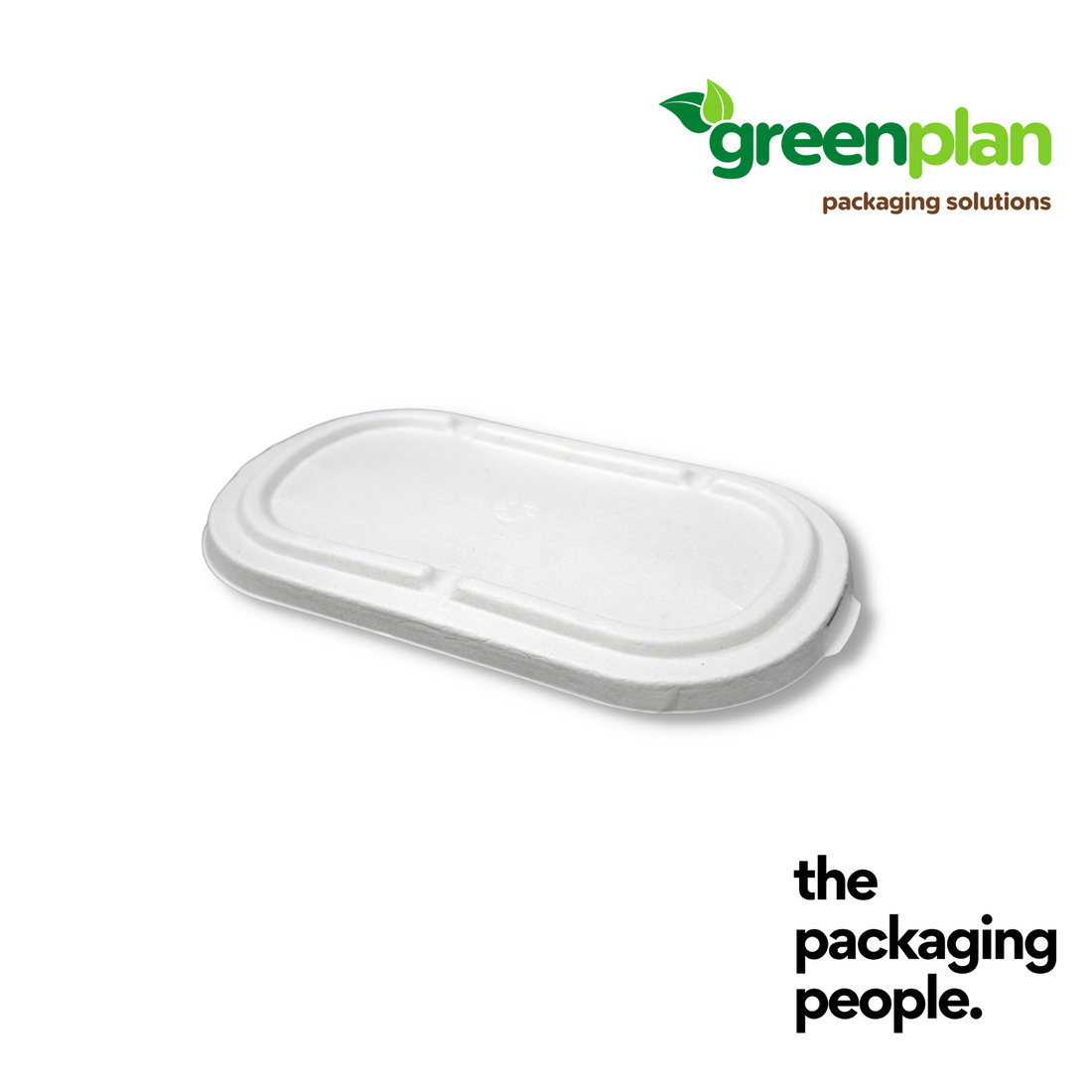 850/1000ML BAGASSE COMPOSTTRAY LID | 850/1000ML BAGASSE BENTO LID (500PCS/CTN) | BNL-850/1000-B