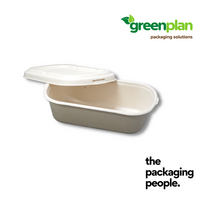 700ML BAGASSE COMPOSTTRAY BASE | 700ML BAGASSE BENTO BASE | BNB-700-B | 500 PCS/CTN