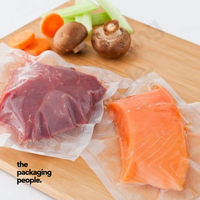 HIGH CLARITY VACUUM POUCH WITH TEAR NOTCH 285MM X 350MM X 80UM (PA/PE) | VP2835 | 1000 PCS/CTN
