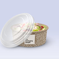 CUSTOM PRINTED PAPER BOWLS | CUSTOM PRINTED KRAFT PAPER BOWLS | MOQ FROM 10,000 PCS