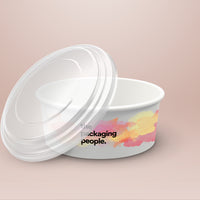 CUSTOM PRINTED PAPER BOWLS | CUSTOM PRINTED KRAFT PAPER BOWLS | MOQ FROM 10,000 PCS