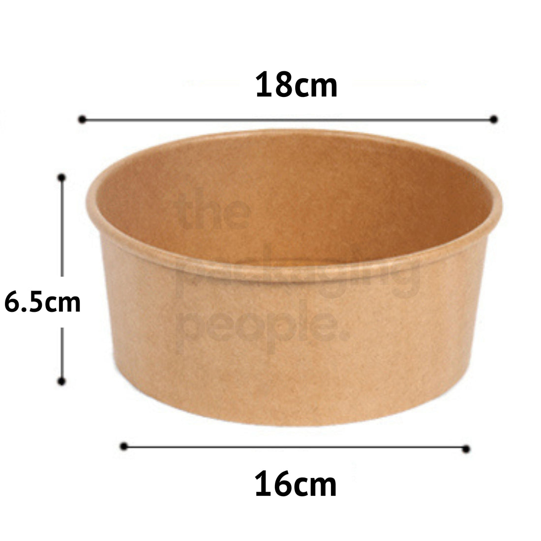 1300ML KRAFT ECOBOWL | KRAFT PAPER BOWL | EBB-1300 | 300 PCS/CTN