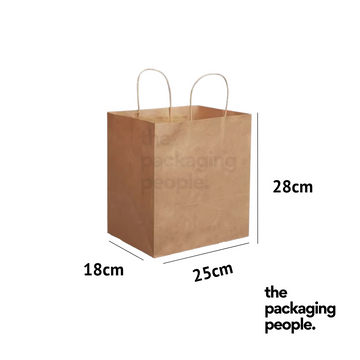 Brown Kraft EcoBag [L25 x B18 x H28 cm]