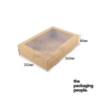 Medium Catering Tray with Window (100Pcs/Ctn) Cheese Platter Packaging | Dessert Platter Packaging