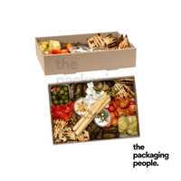 MEDIUM CATERING TRAY WITH WINDOW | CHEESE PLATTER PACKAGING | 100 PCS/CTN