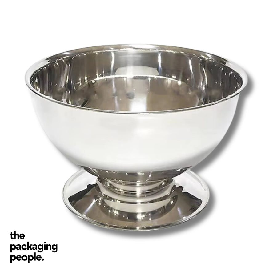 POLISHED & THICKENED STAINLESS STEEL PUNCH BOWL (FLAT) | SSDB-38-F