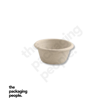2OZ BAGASSE SAUCE CUP (SUGARCANE BAGASSE) | SC-20-B | 2,000 PCS/CTN