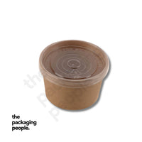 8oz KRAFT ECOTUB SOUP CONTAINER BASE | ETB-8-K | 500 PCS/CTN