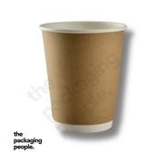 12OZ DOUBLE WALL HOT CUP - KRAFT | ECDW-12-K | 500 PCS/CTN