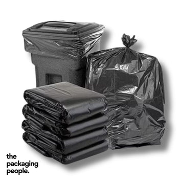 HEAVY DUTY THICK GARBAGE BAG - BLACK 36" X 48" | GB-3648-B | 45±PCS X 10PKT