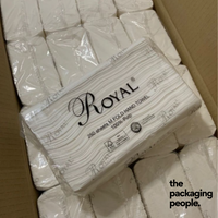 ROYAL M-FOLD PAPER HAND TOWEL (CARTON) | HIGH-QUALITY 2-PLY HAND TOWEL | 250'S X 16PKT/CTN