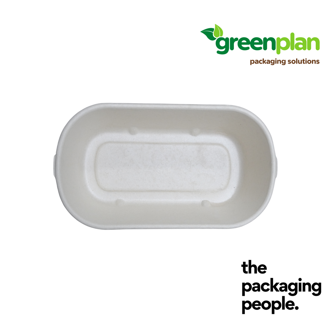 1000ML COMPOSTTRAY BASE | 1000ML SUGARCANE BAGASSE TRAY | BNB-1000-B | 500 PCS/CTN