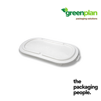 850/1000ml Bagasse CompostTray Lid | 850/1000ml Sugarcane Bagasse Bento Lid (500Pcs/Ctn)