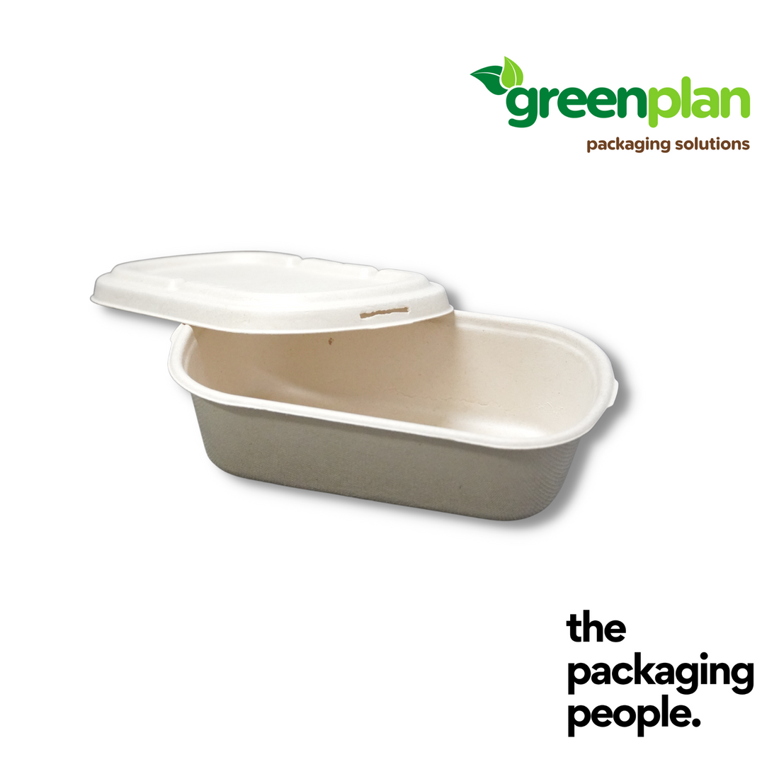 700ML BAGASSE COMPOSTTRAY BASE | 700ML SUGARCANE BAGASSE BENTO BASE | BNB-700-B | 500 PCS/CTN