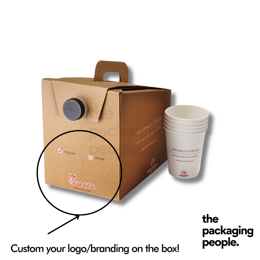 Coffee Java Box 96oz CUSTOM 96OZ DISPOSABLE THERMAL INSULATED DRINK TAKEAWAY BOX – The ...