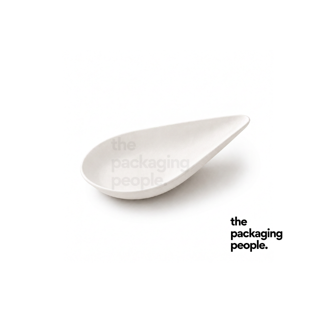 PREMIUM BAGASSE CANAPE | ROUND DROPLET BAGASSE CANAPE | 50PCS/PKT | 20PKT/CTN
