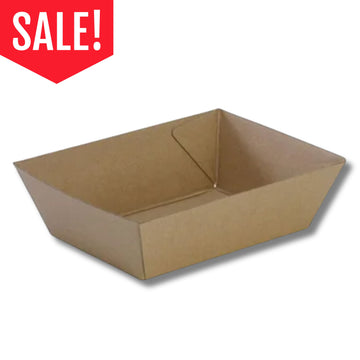 FOOD COMPOSTTRAY | BOAT TRAY | #1 TRAY | CT-1 | 500 PCS/CTN