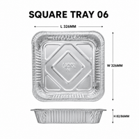LACY'S PREMIUM QUALITY - ALUMINUM TRAY AND LID| ALUMINUM FOOD TRAY FOR BAKING | HEAT-RESISTANT & DURABLE