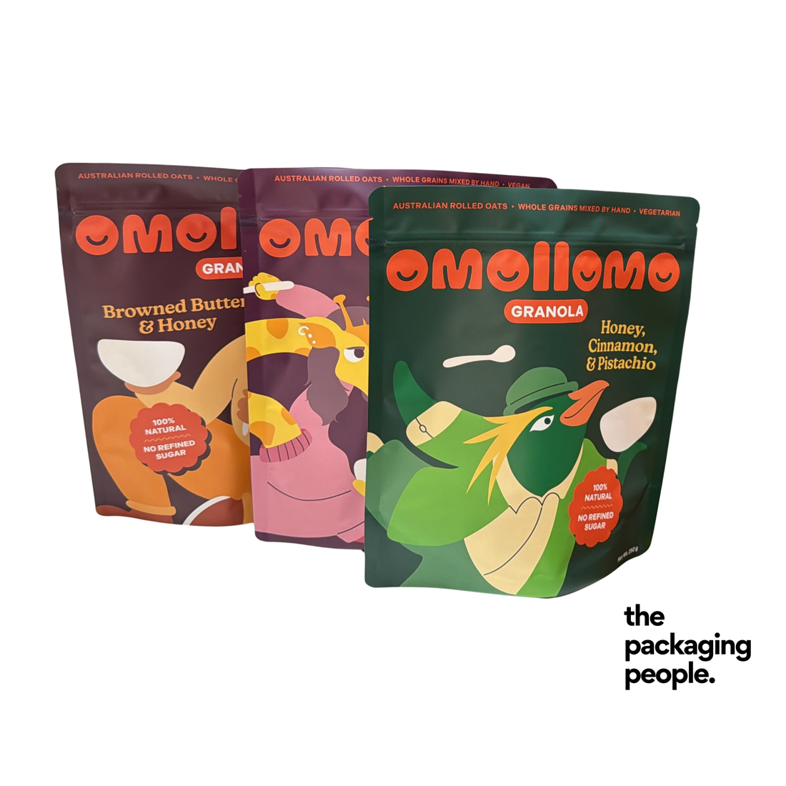 CUSTOM PRINTED ZIPLOCK | CUSTOM PRINTED STAND UP ZIPLOCK | MOQ FROM 1,000 PCS