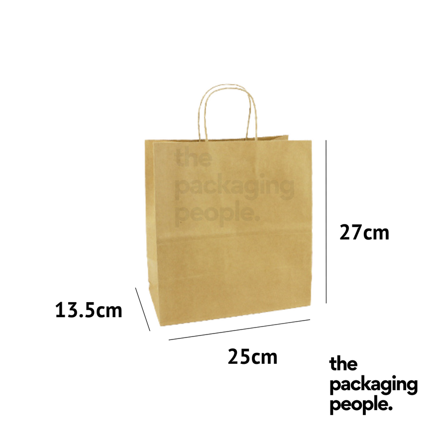 Brown Kraft EcoBag [L25 x B13.5 x H27 cm]