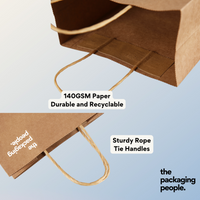 Custom Kraft Paper Bags (MOQ 30,000 Pcs Onwards)