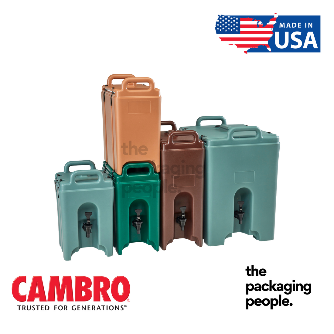 Cambro Camtainer 2.5 Gal Thermal Insulated Beverage Dispenser