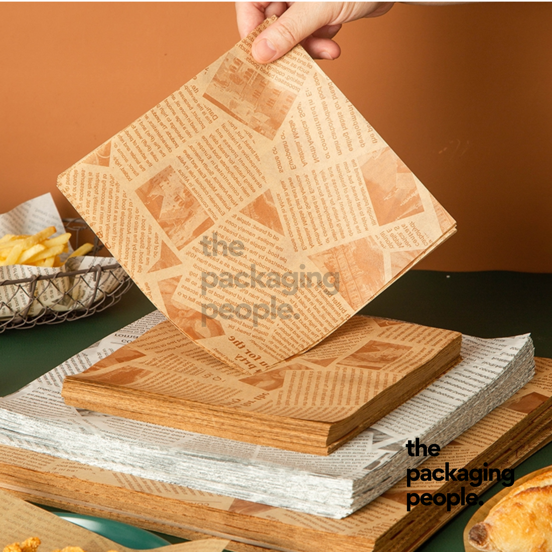 Greaseproof Burger/ Sandwich Paper (Indent Product)