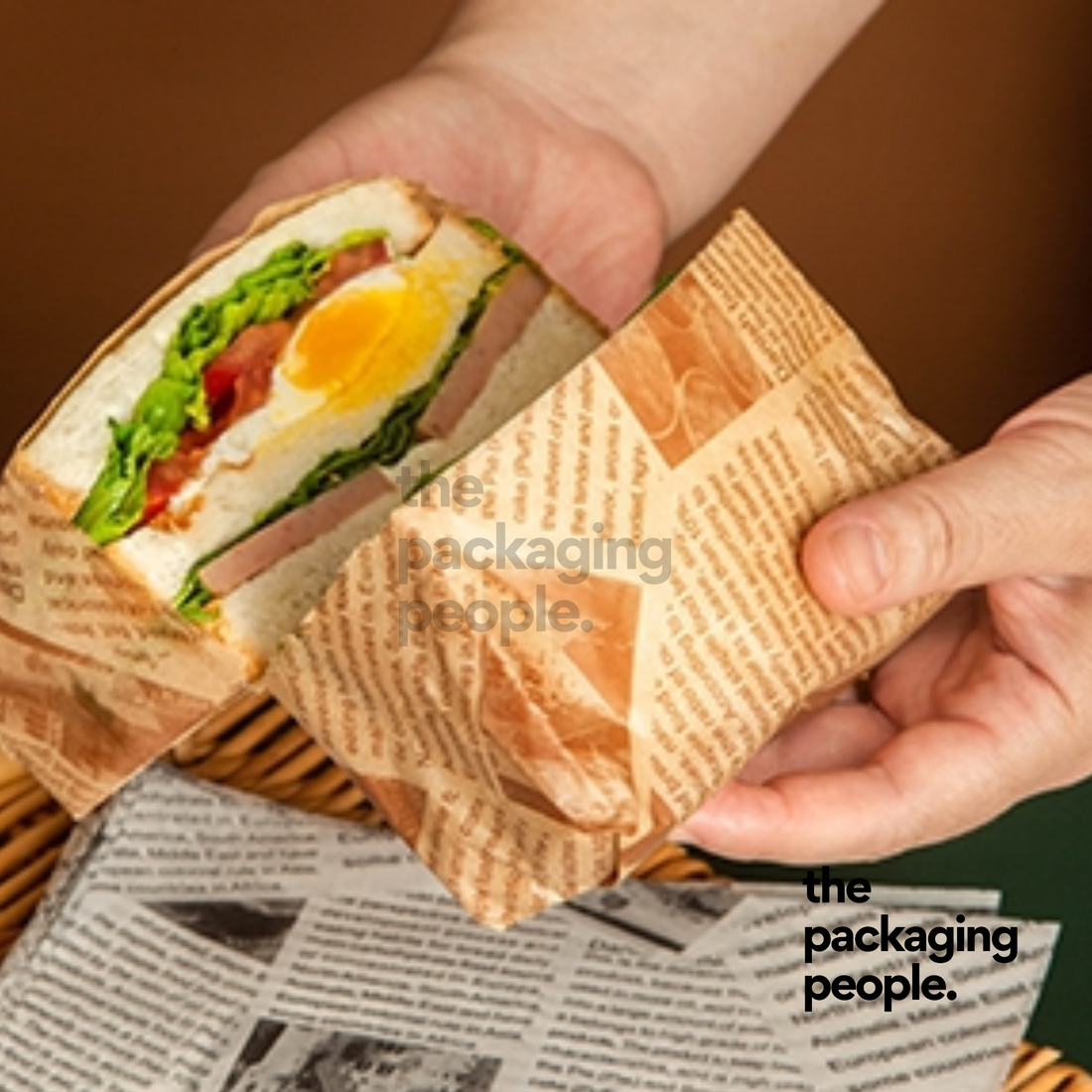 Greaseproof Burger/ Sandwich Paper (Indent Product)