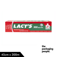 LACY'S CHEFFOIL - PREMIUM QUALITY ALUMINUM FOIL | DURABLE AND VERSATILE COOKING FOIL |