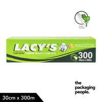 Lacy's ChefWrap - Premium Quality PVC Cling Film with Slide Cutter