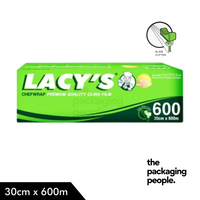 Lacy's ChefWrap - Premium Quality PVC Cling Film with Slide Cutter