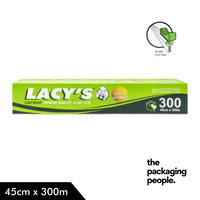 Lacy's ChefWrap - Premium Quality PVC Cling Film with Slide Cutter