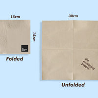 THEPEOPLE 2-PLY CUSTOM COCKTAIL NAPKINS | ENVIRONMENTALLY FRIENDLY, FULLY EMBOSSED NAPKINS | 120,000 PCS