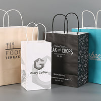 CUSTOM KRAFT PAPER BAGS | CUSTOMIZABLE LOGO PAPER BAGS | MOQ 30,000 PCS ONWARDS