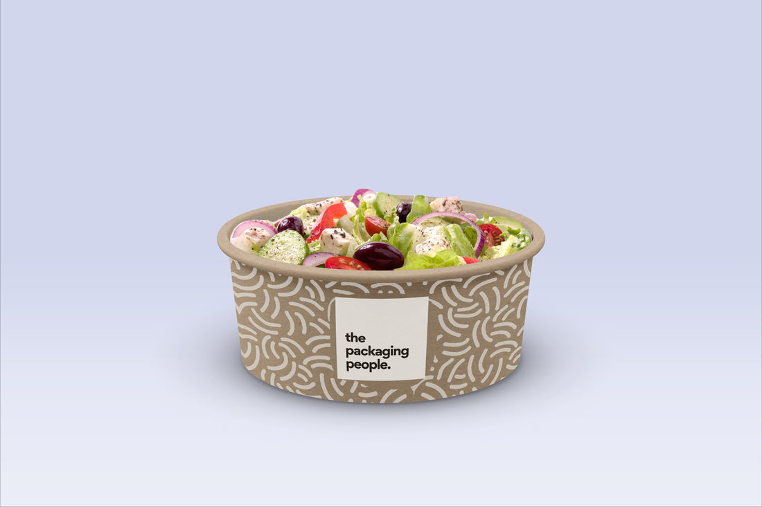 CUSTOM PRINTED PAPER BOWLS | CUSTOM PRINTED KRAFT PAPER BOWLS | MOQ FROM 30,000 PCS