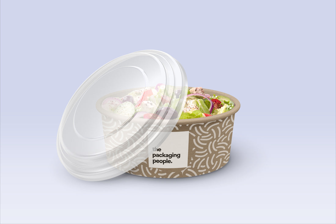 Custom Printed Paper Bowls | Custom Printed Kraft Paper Bowls (MOQ from 30,000 onwards)