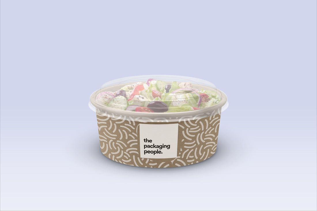 Custom Printed Paper Bowls | Custom Printed Kraft Paper Bowls (MOQ from 30,000 onwards)