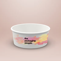 Custom Printed Paper Bowls | Custom Printed Kraft Paper Bowls (MOQ from 30,000 onwards)