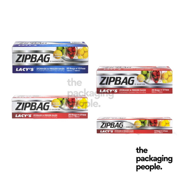 LACY'S ZIPBAG / STORAGE BAG / FREEZER BAG / RESEALABLE BAG | DURABLE MULTI-PURPOSE STORAGE SOLUTION |